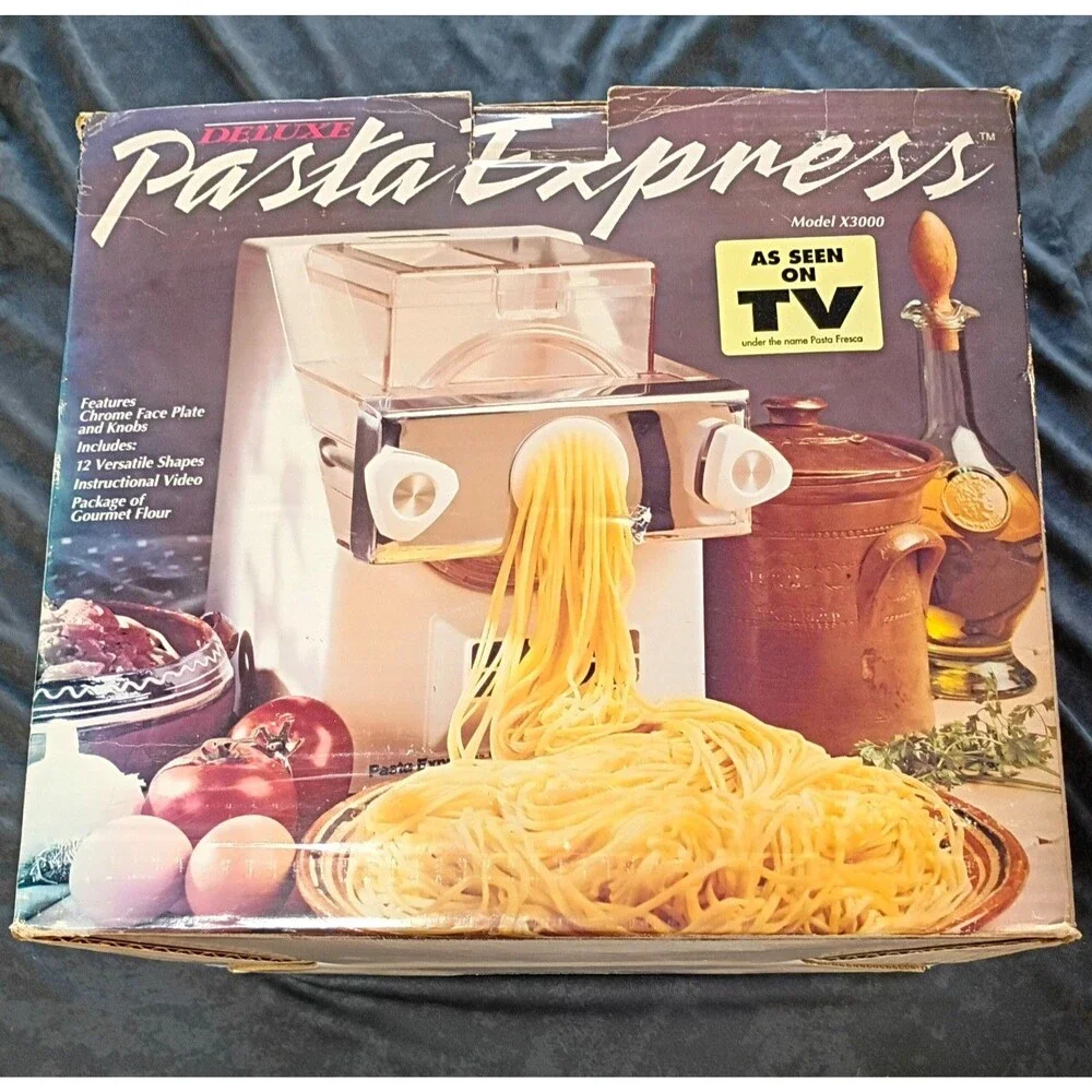 Vintage CTC Pasta Express Electric Automatic Pasta Maker Extruder 150W 120V
